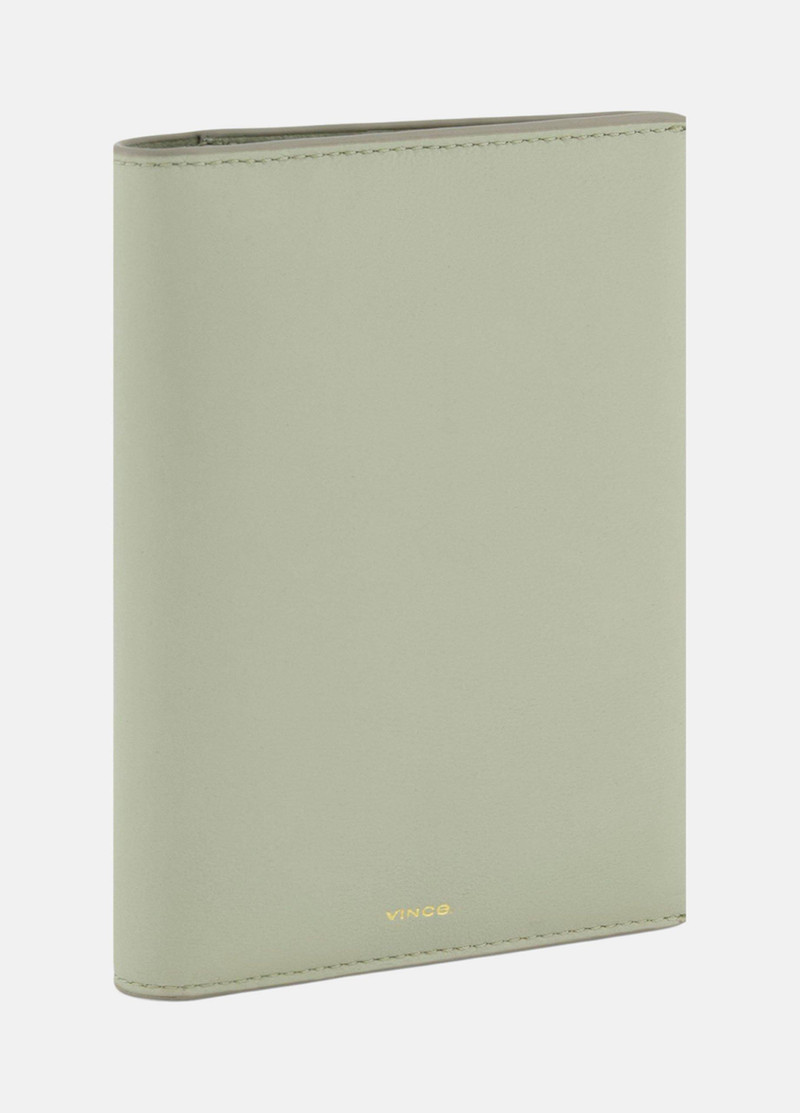 Vince Nappa Leather Passport Case outlook
