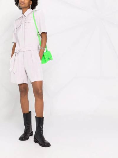 Off-White belted collared romper outlook