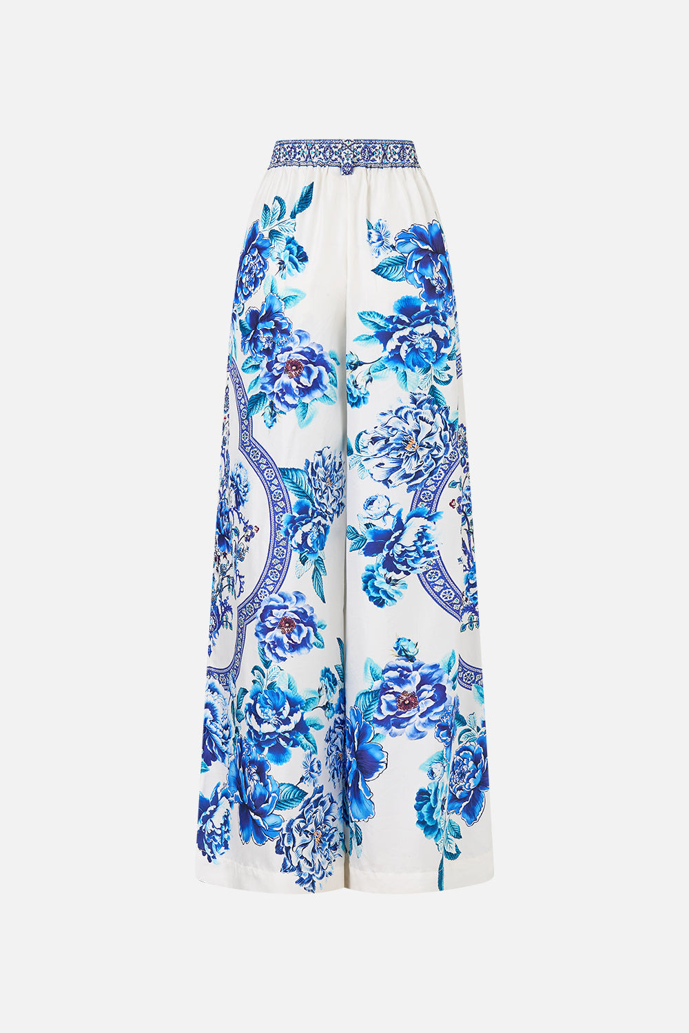 WIDE LEG WAISTED PANT - 8