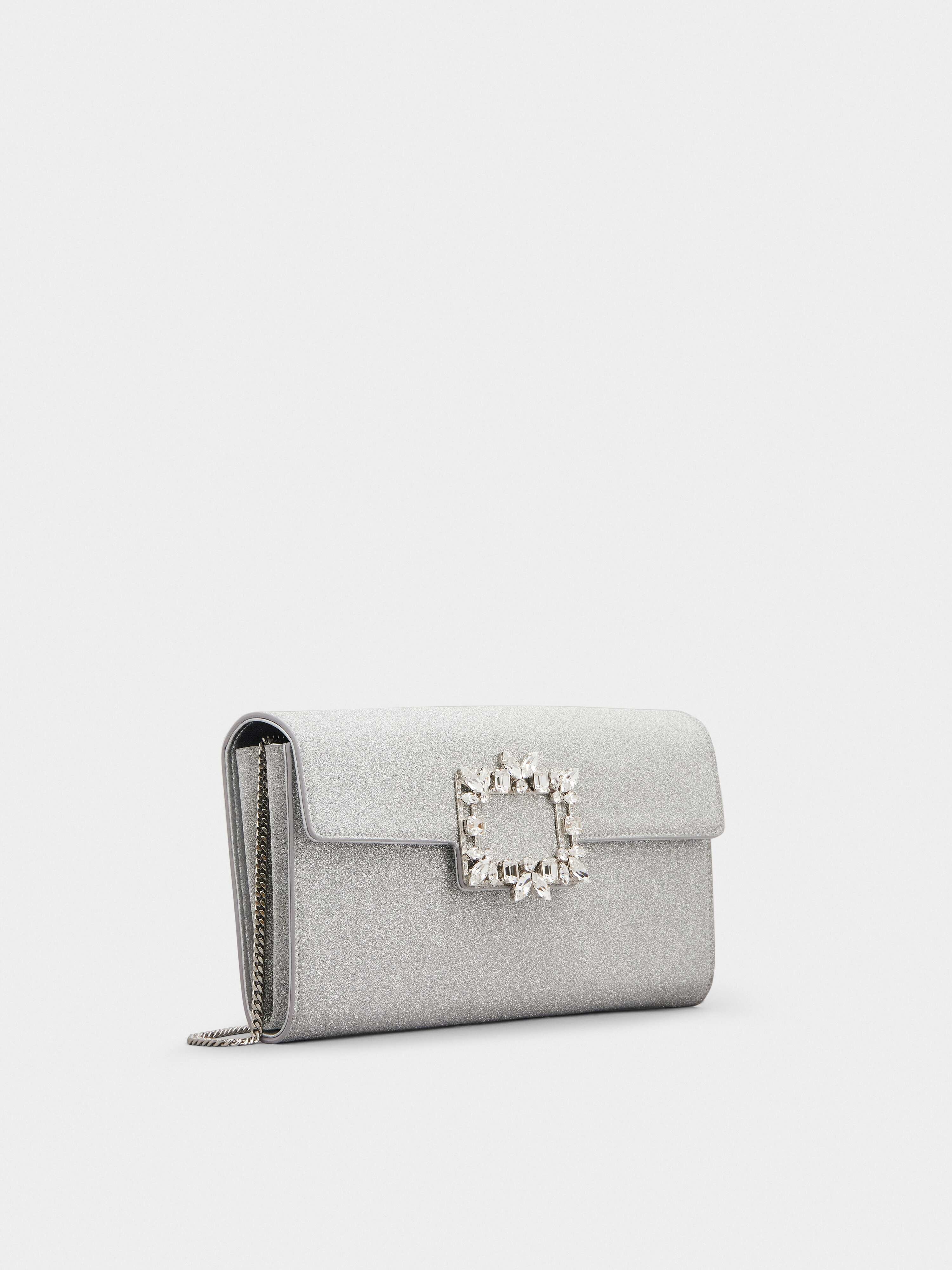 Broche Vivier Buckle Clutch in Fabrics - 3