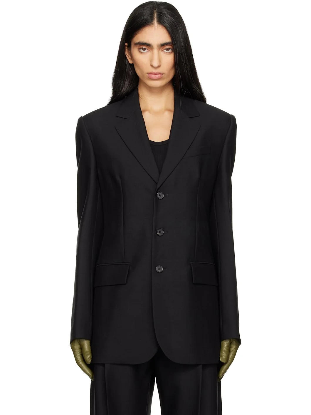 Black Light Longline Blazer - 1