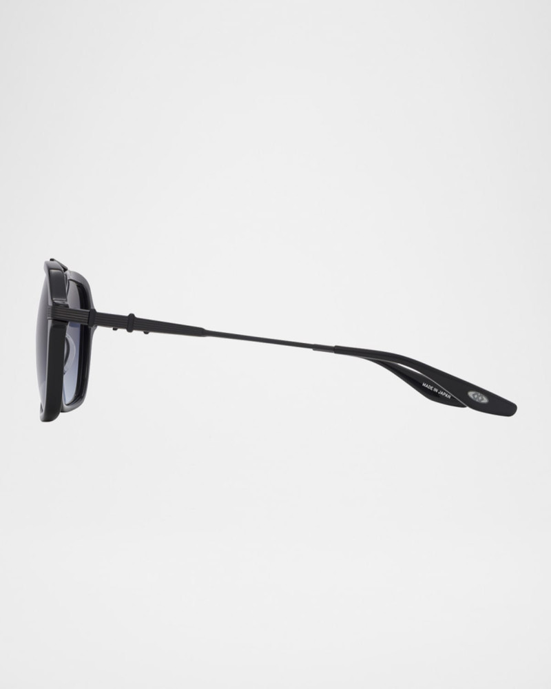 BARTON PERREIRA Men's D. Ellis Acetate and Titanium Square Sunglasses outlook