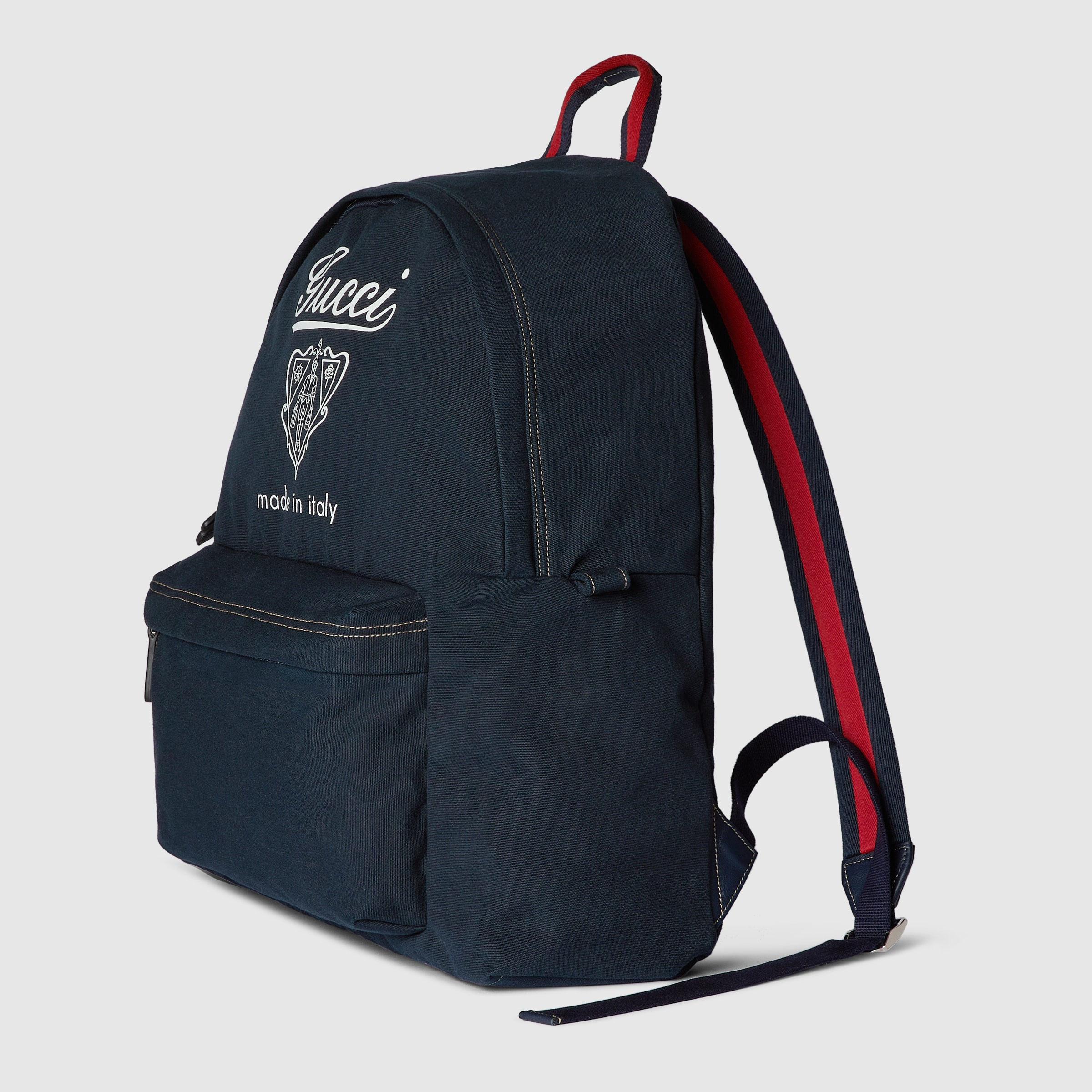 Medium printed canvas backpack - 2