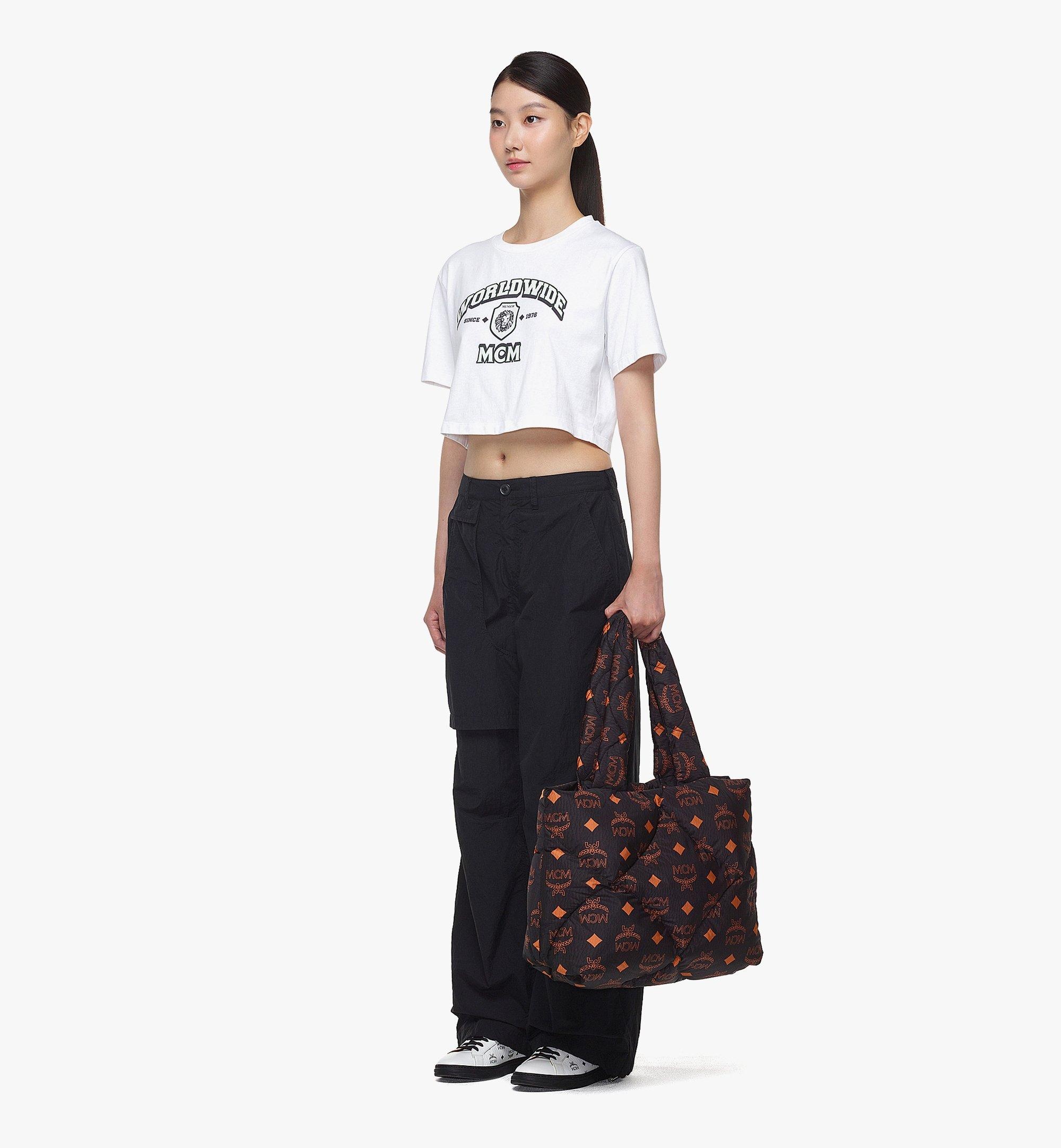 München Quilted Tote in Maxi Monogram Nylon - 6