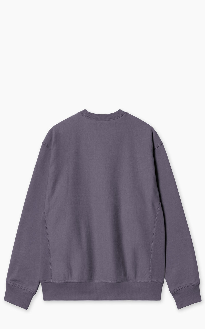 Carhartt WIP CARHARTT WIP AMERICAN SCRIPT SWEATSHIRT SHADY PURPLE outlook