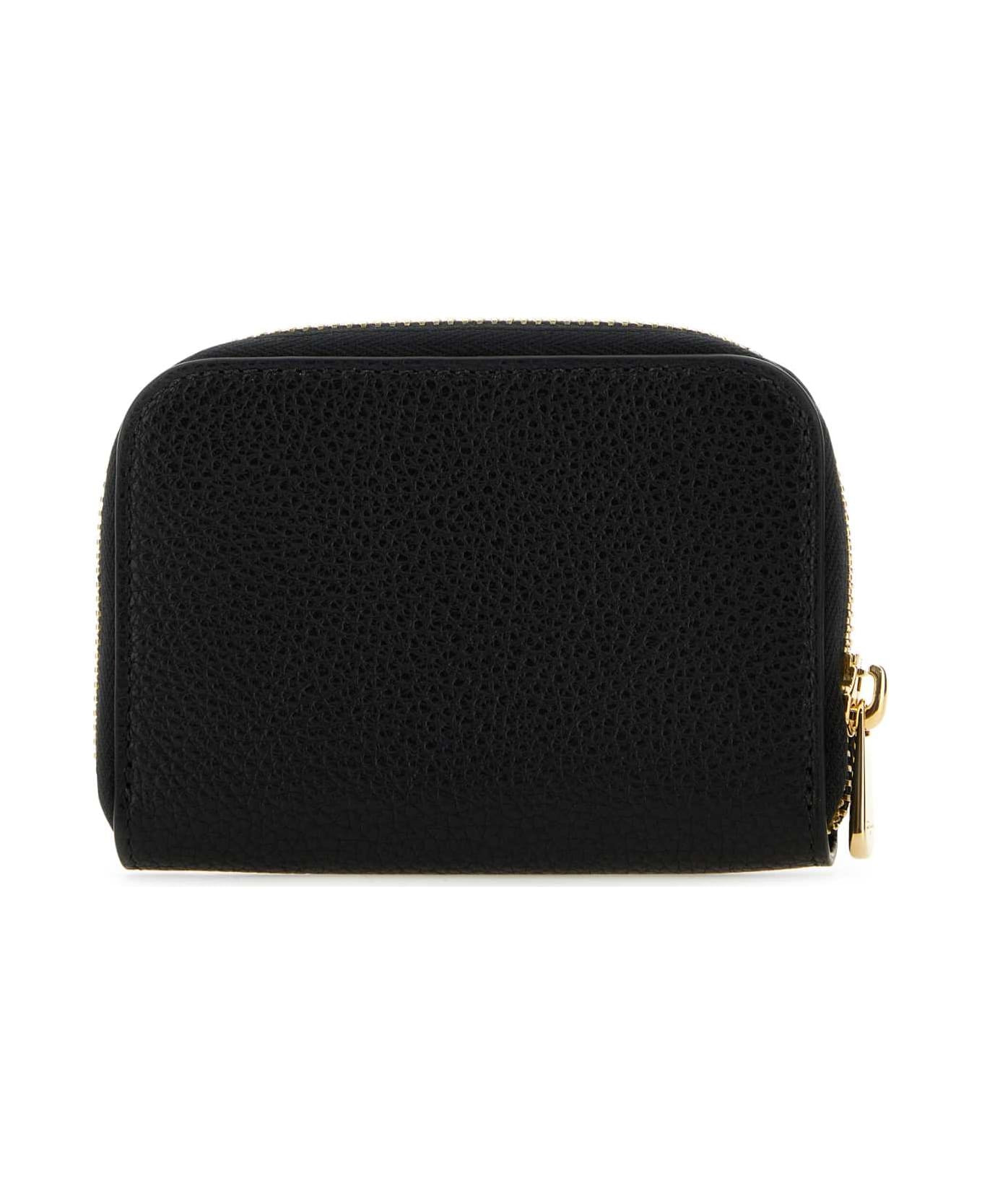 Black Leather Coin Case - 3