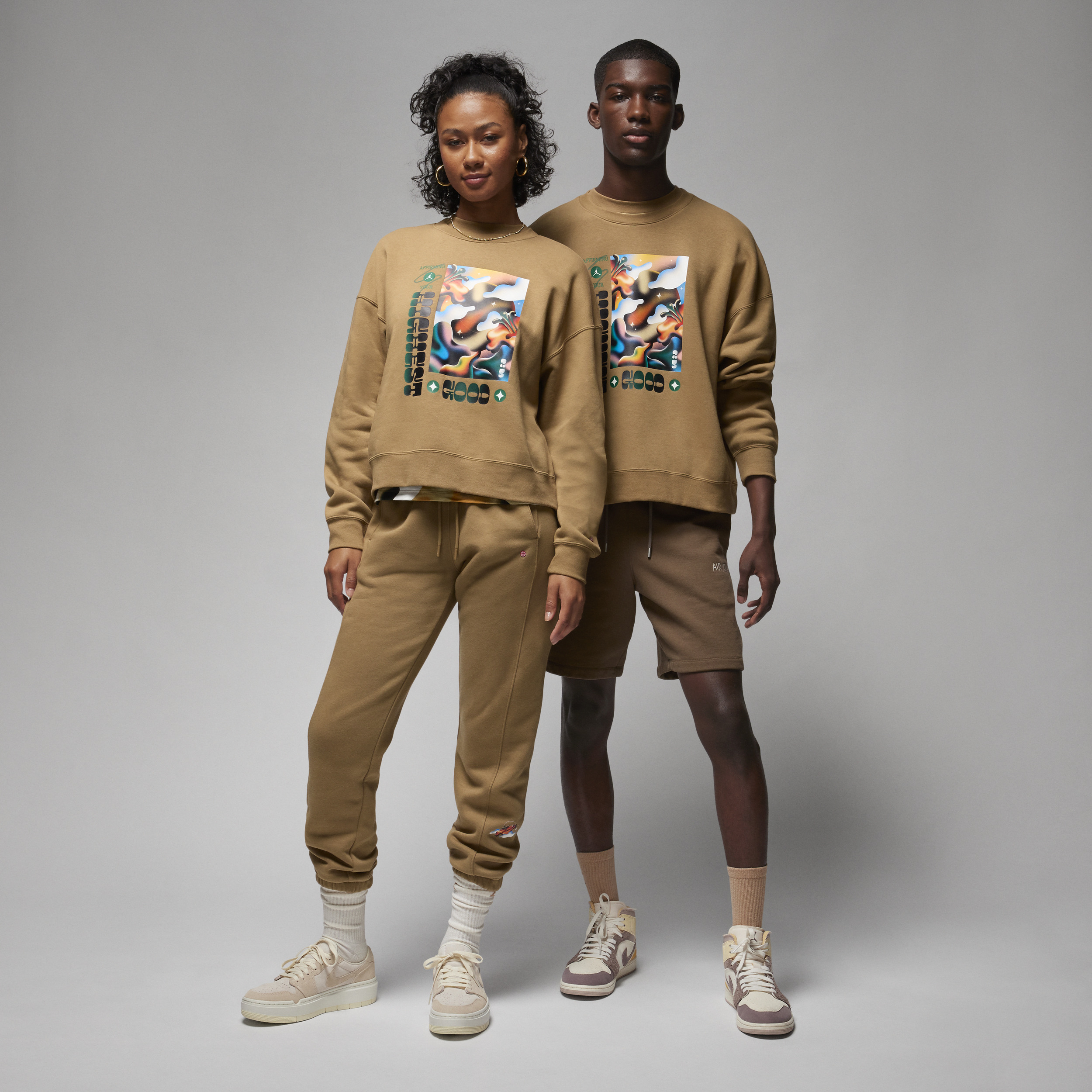 Women's Jordan Artist Series by Jordan Moss Brooklyn Fleece Crew - 6