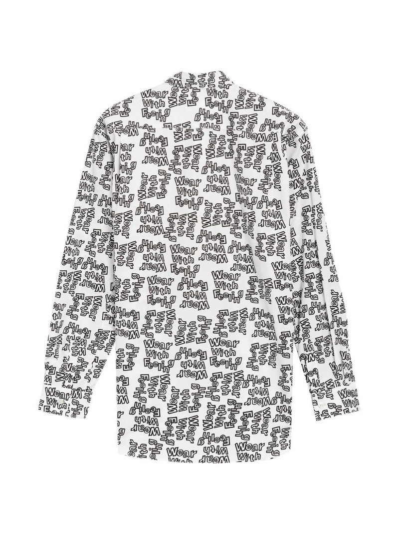 Comme des Garçons SHIRT printed woven shirt outlook