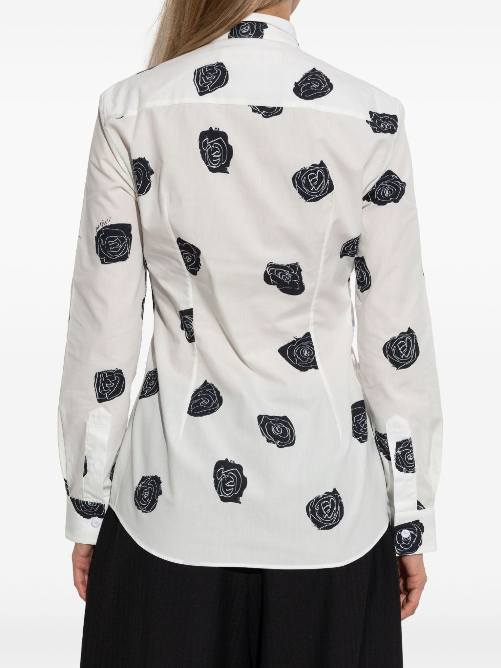 floral-print shirt - 4