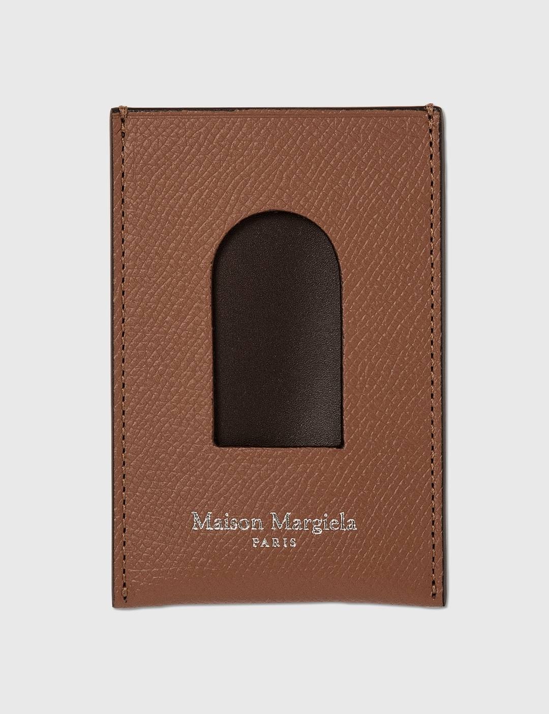 Pebble Grain Leather Card Case - 3