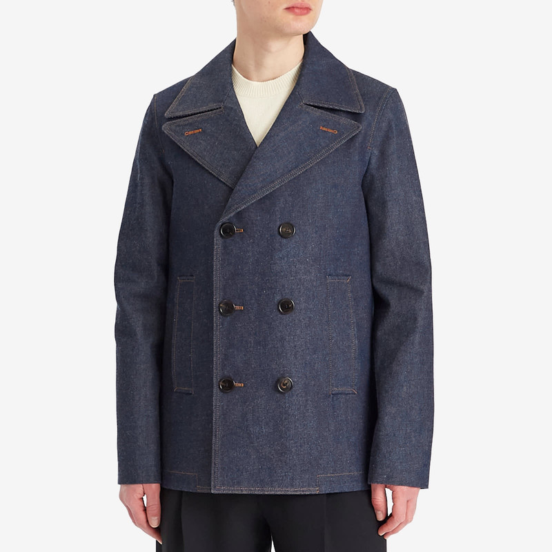 GUCCI Gucci Denim Peacoat outlook