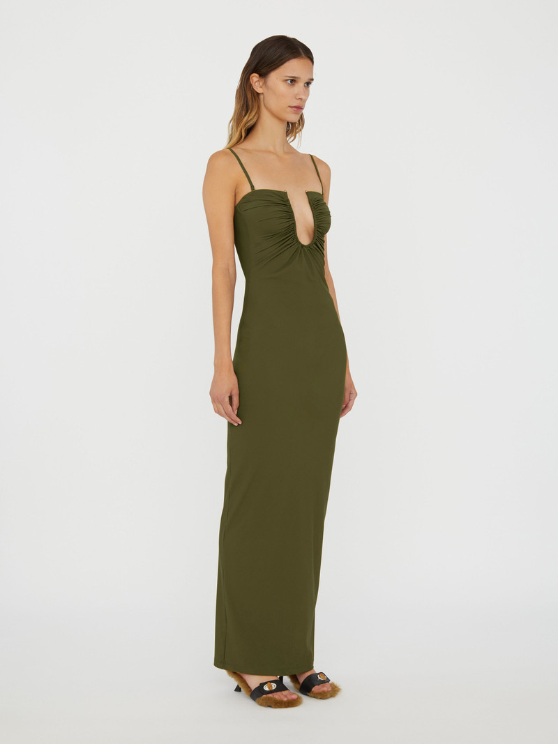 Arced Ruched Lycra Dress 3