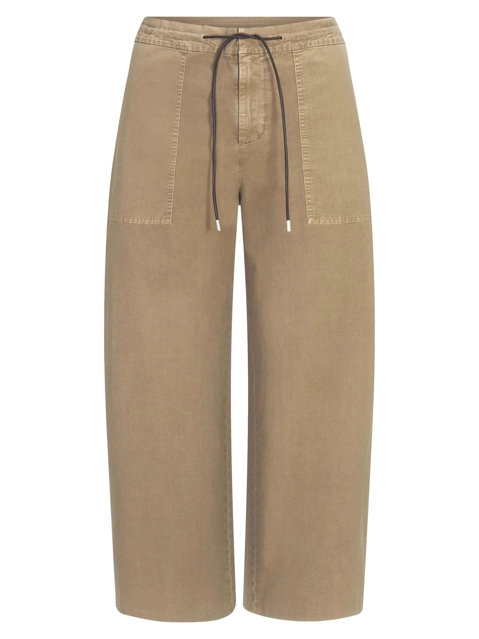 Women's The Gallery Cotton Pants - Army - 1