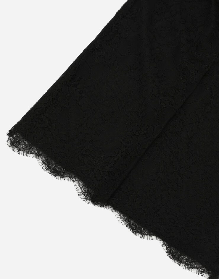 Chantilly lace midi skirt - 10