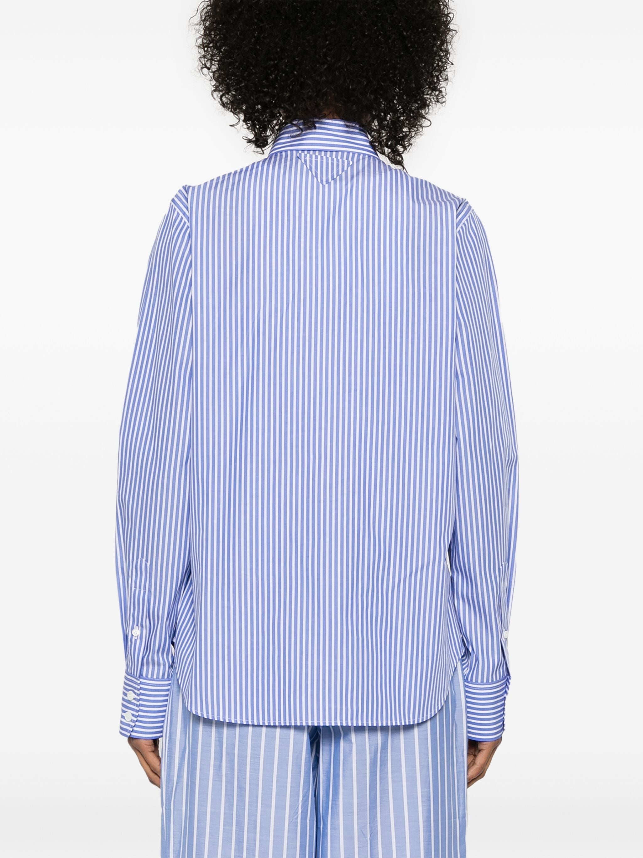 Embroidered Stripe Shirt - 2