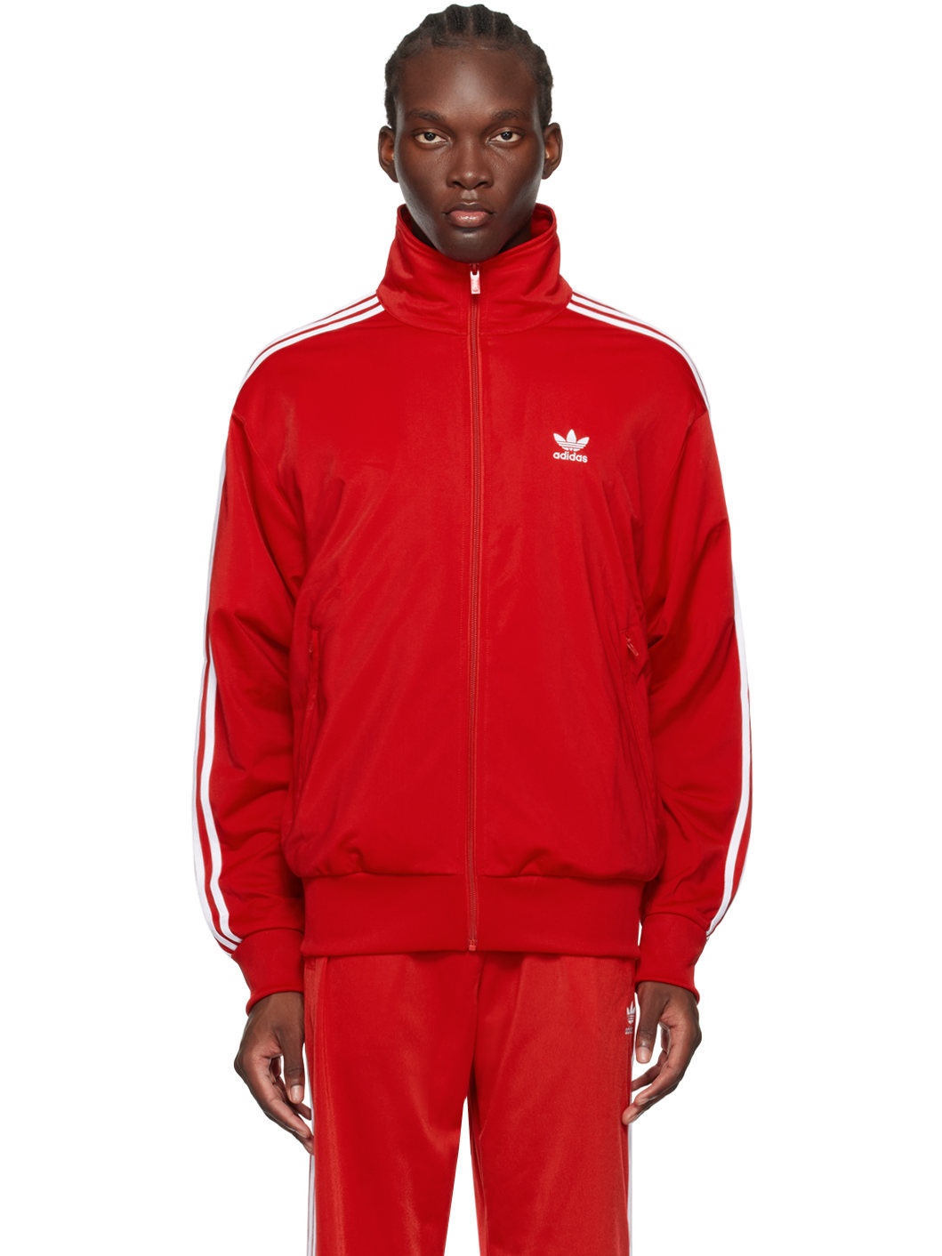 Adidas reversible jacket red online