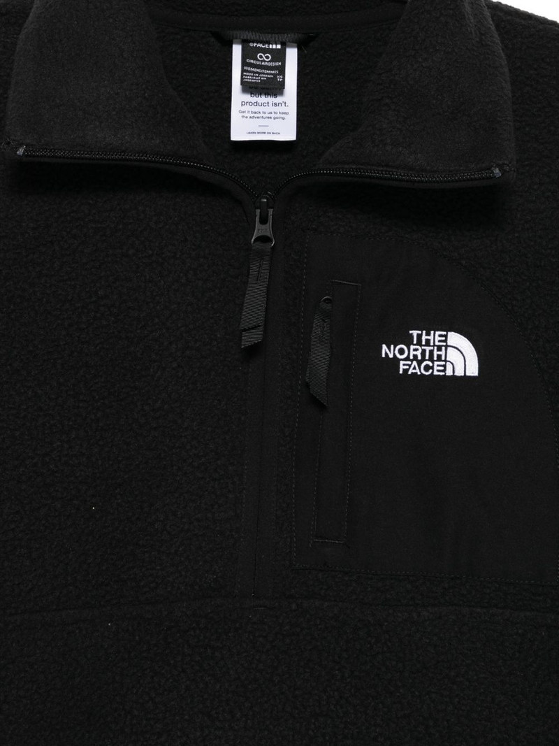 zip-up logo sweatshirt 3