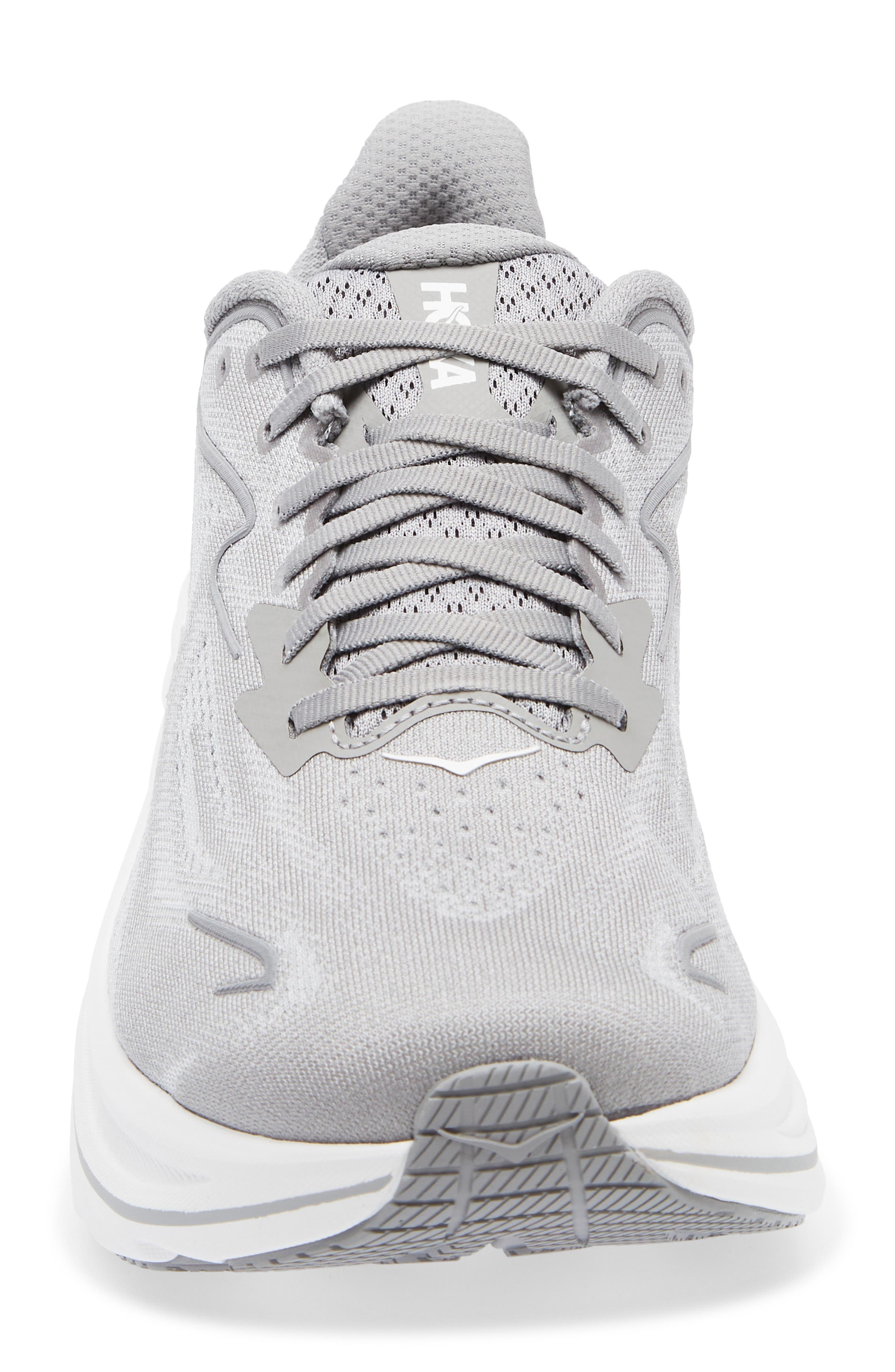 HOKA Clifton 10 Running Shoe in Stellar Grey /Stardust at Nordstrom - 4
