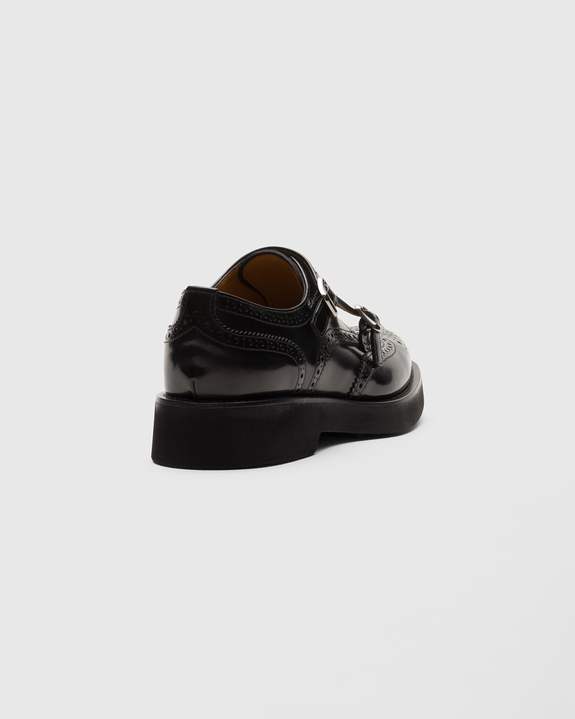 Polished Fumé Monk Strap - 4