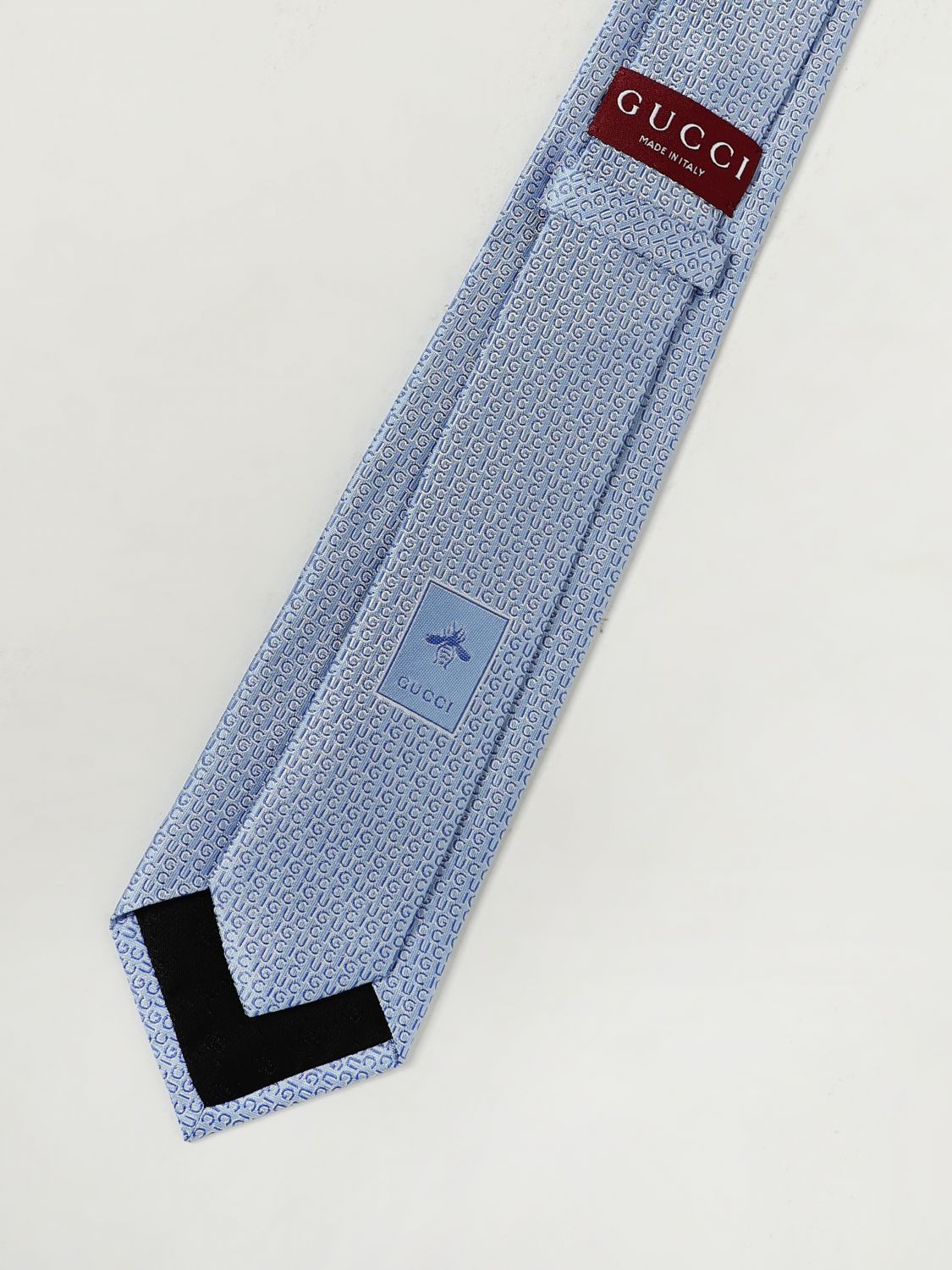 Gucci Tie Men Gnawed Blue - 2