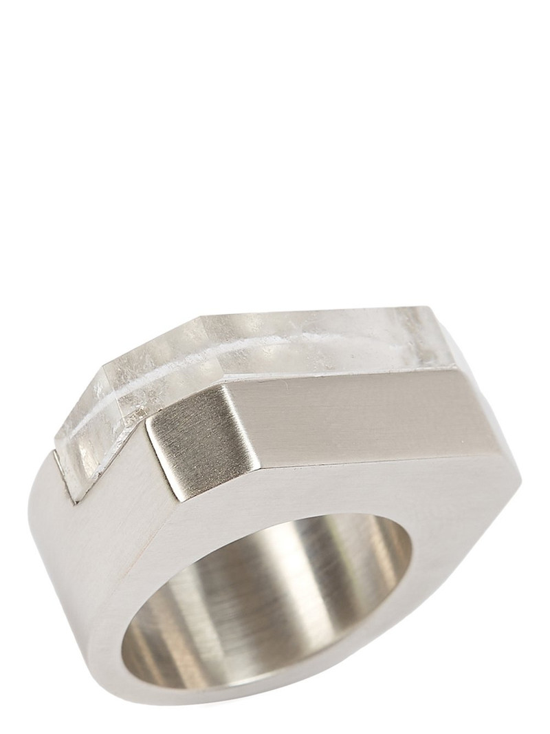 Rick Owens Double Crystal Hollywood ring outlook