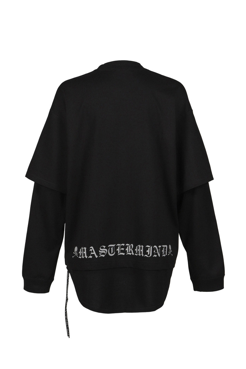 mastermind JAPAN LAYERED LS TEE / BLACK outlook