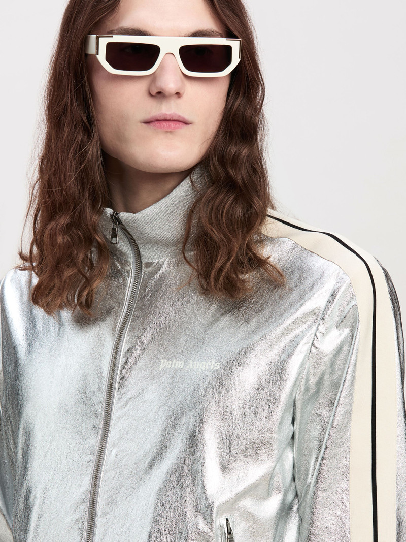 LAMINATED LEATHER TRACK JACKEt 6