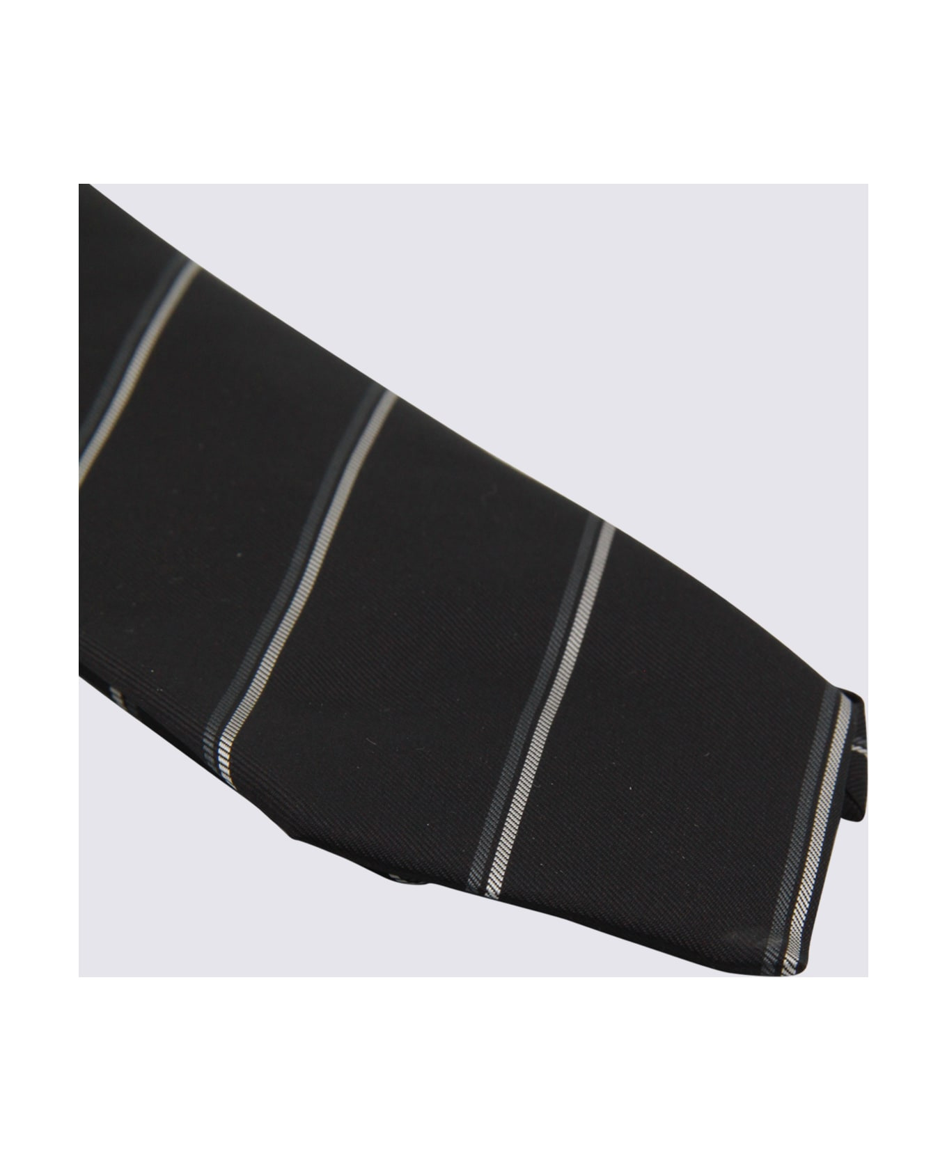 Black Silk Tie - 2