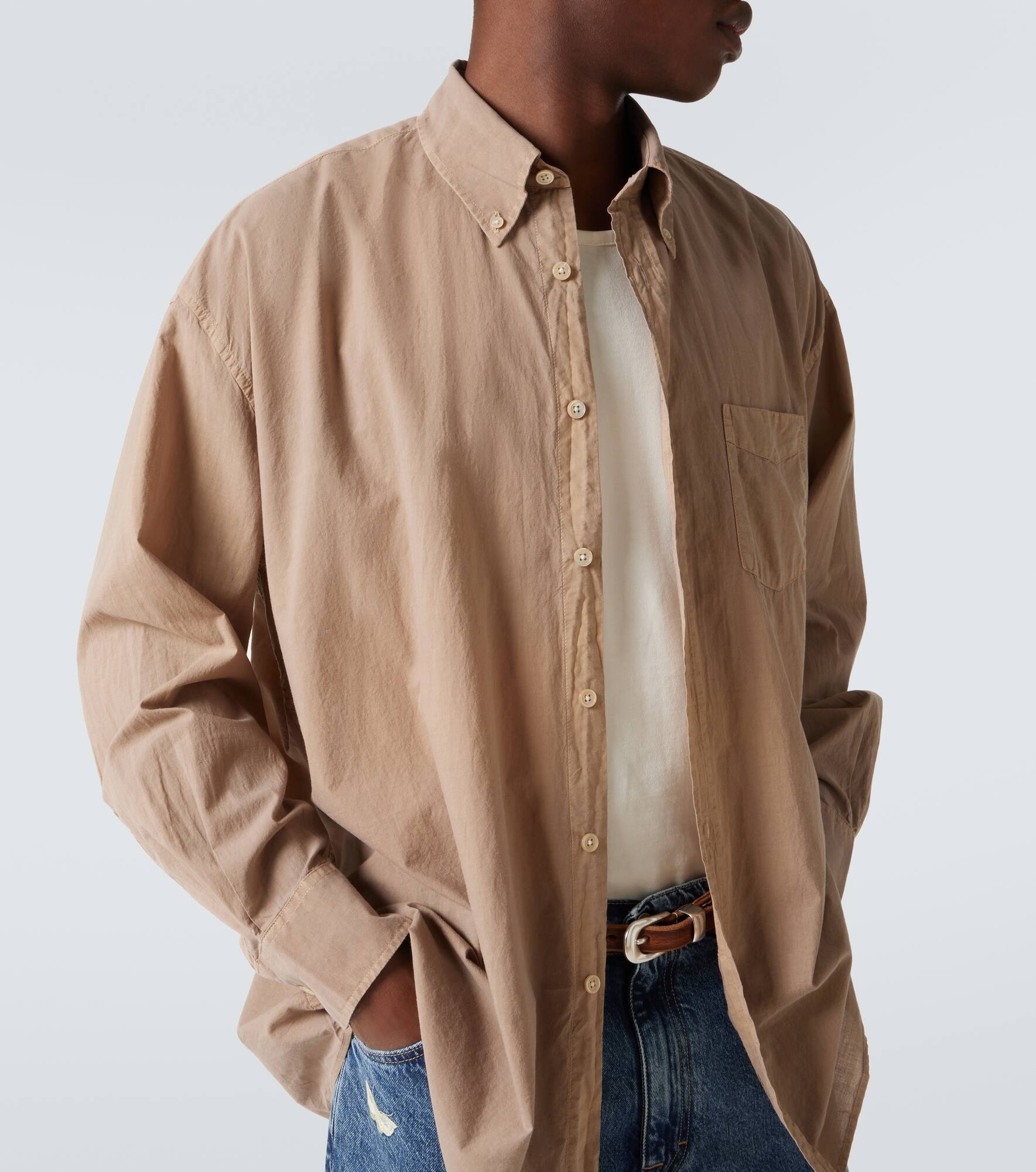 Borrowed cotton voile shirt - 5