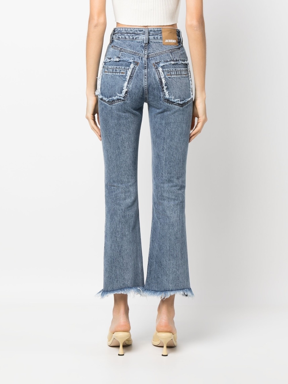 Le De Nimes Court Articha high-rise bootcut jeans - 4