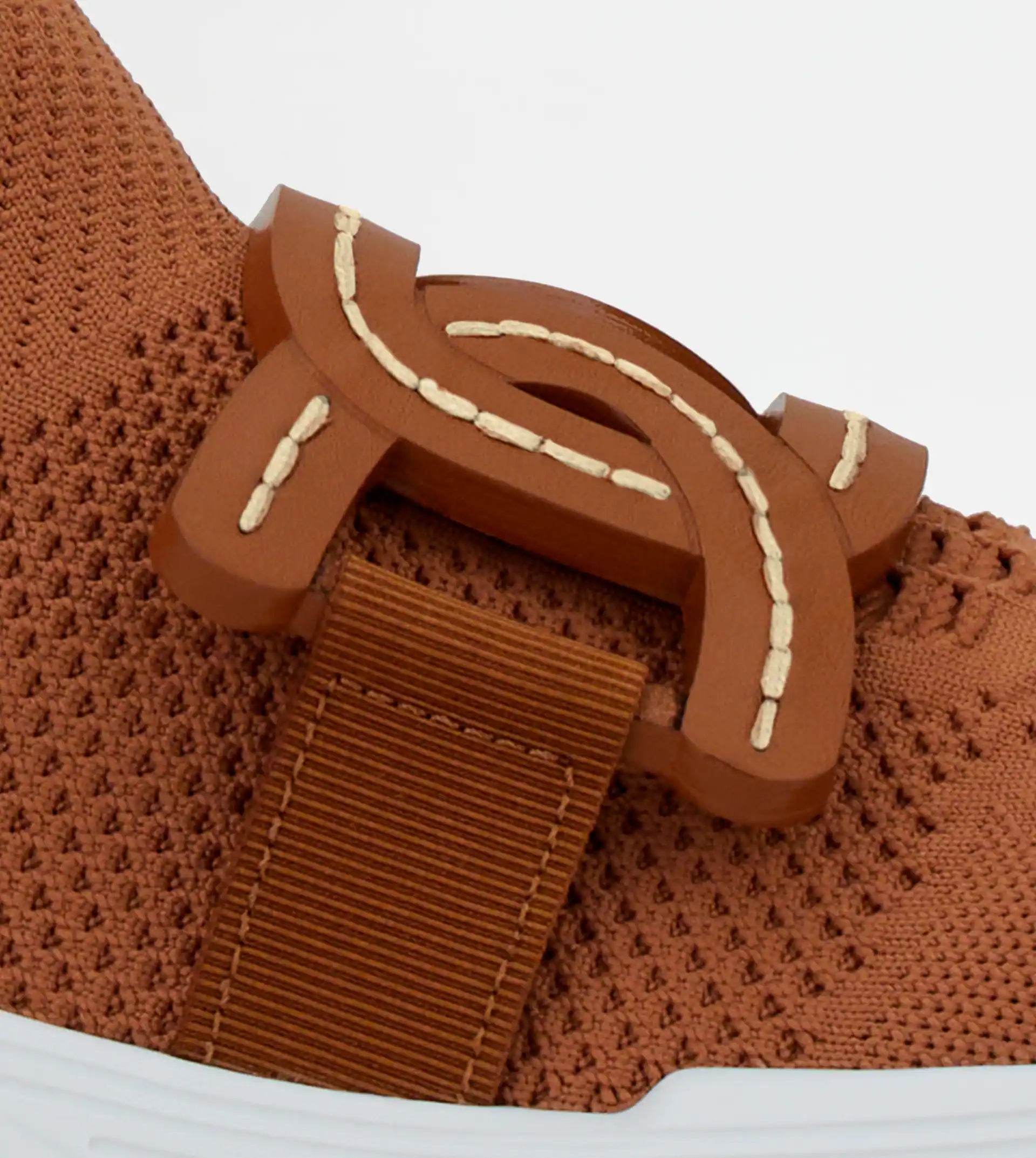 KATE SNEAKERS IN TECHNICAL FABRIC - BROWN - 7