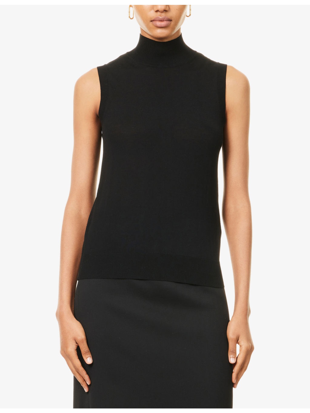 Slalom Sleeveless Wool Top - 3