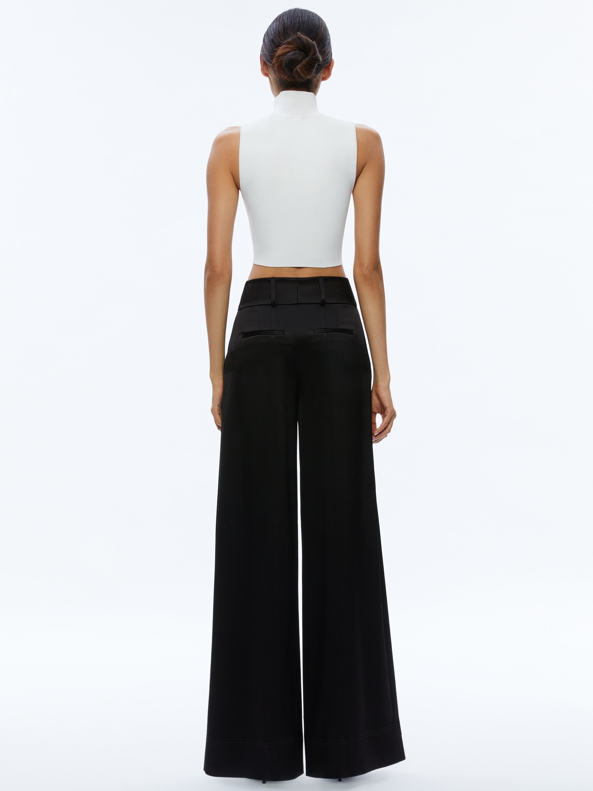 MAME HIGH RISE WIDE LEG PANT - 3