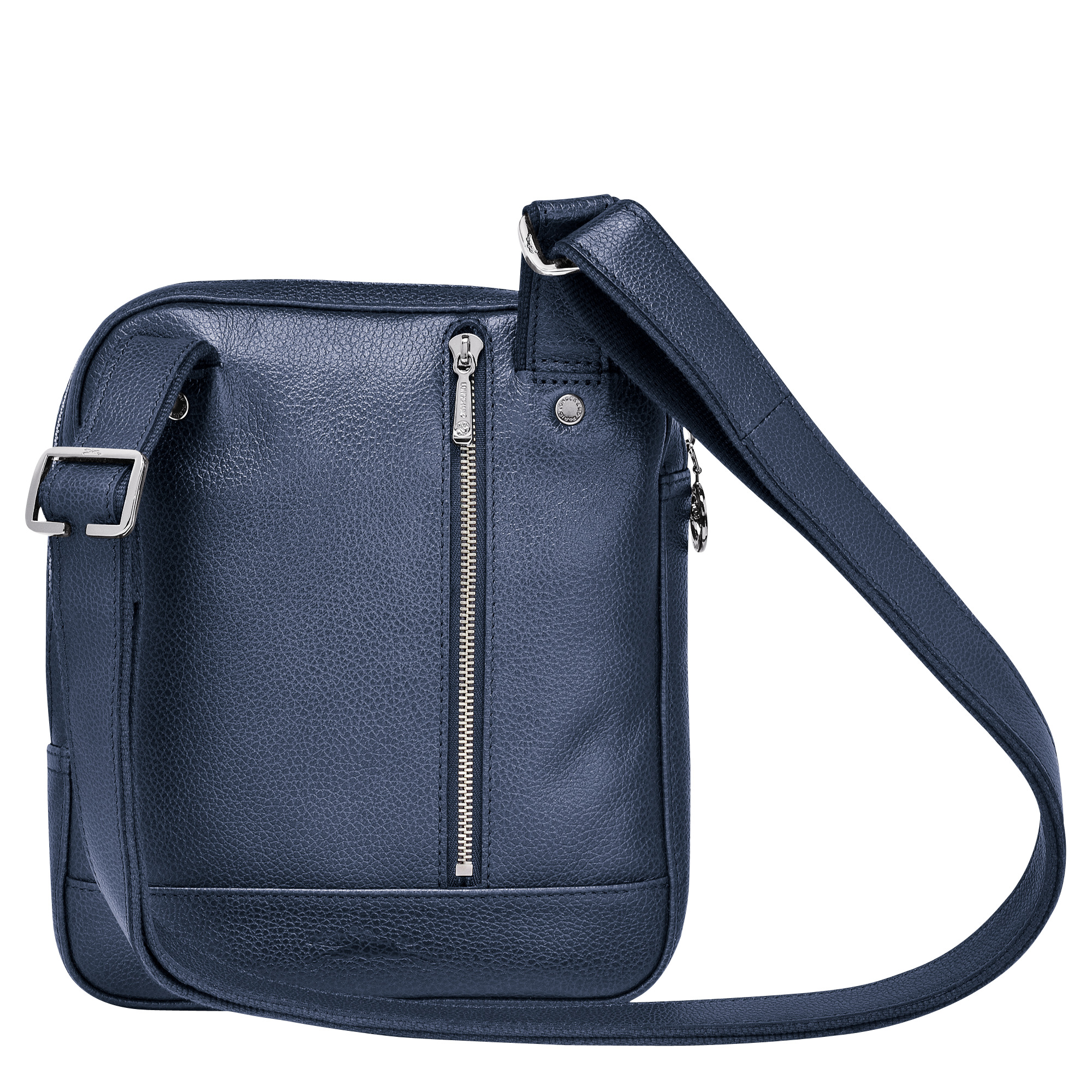 Le Foulonné XS Crossbody bag Navy - Leather - 4