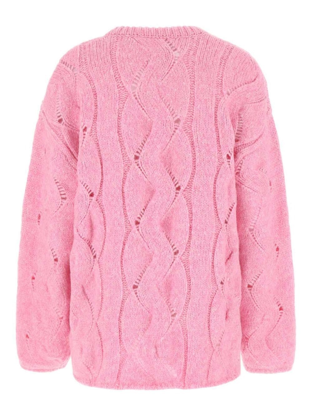 cable-knit jumper - 2