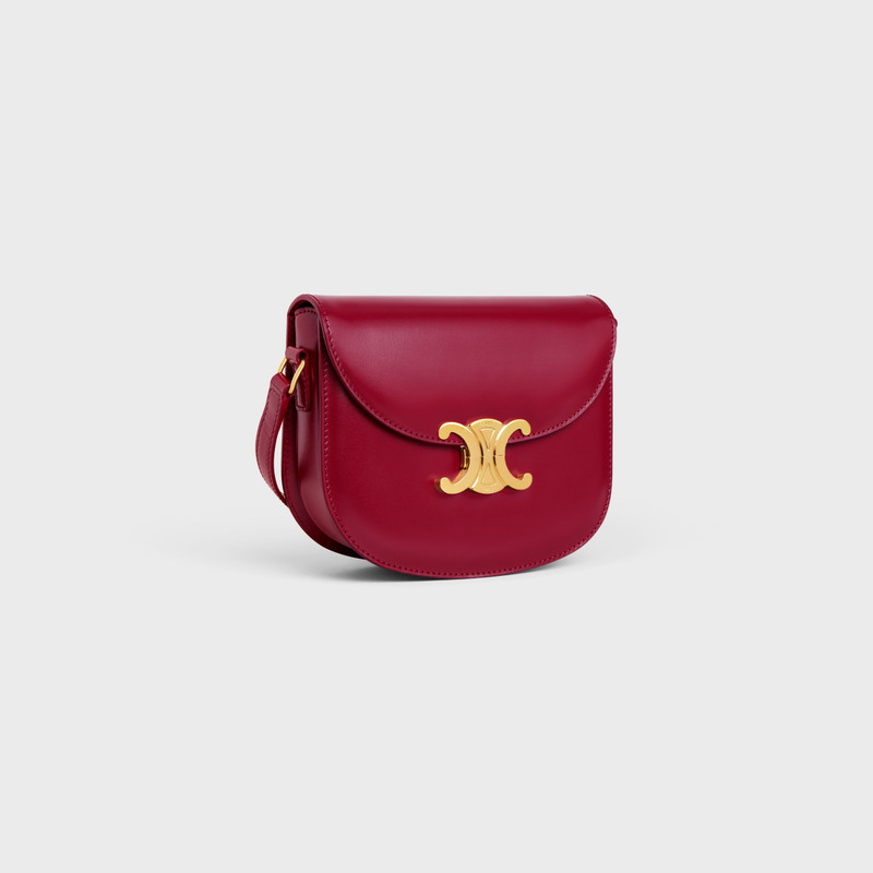 CELINE Teen Besace Triomphe in shiny calfskin outlook