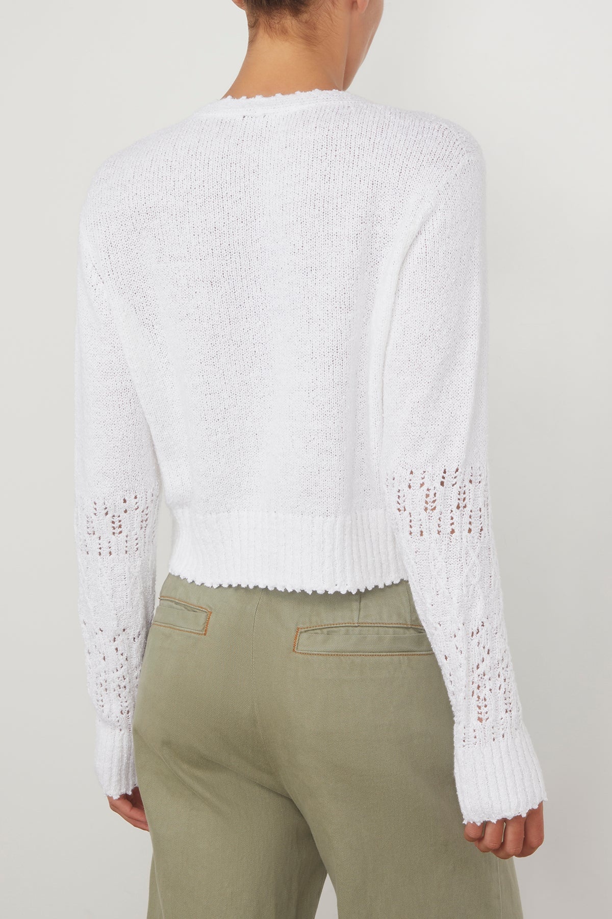 Olia Cardigan in White - 4