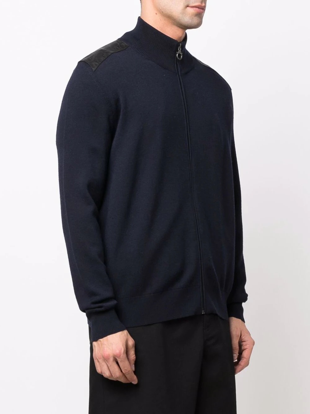 half-zip high-neck sweater - 3