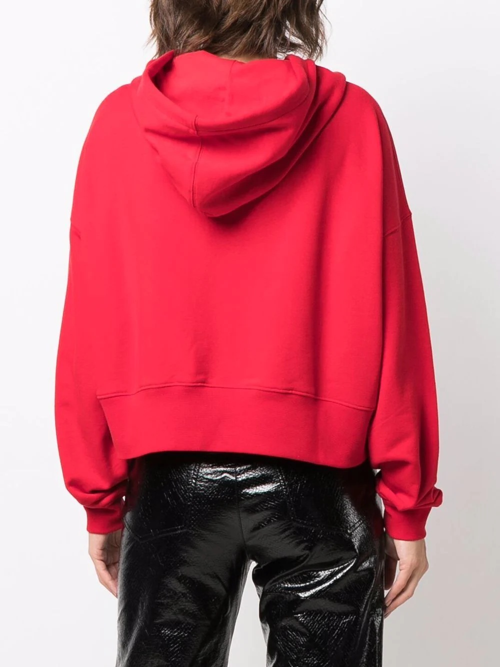 logo-print oversized hoodie - 4