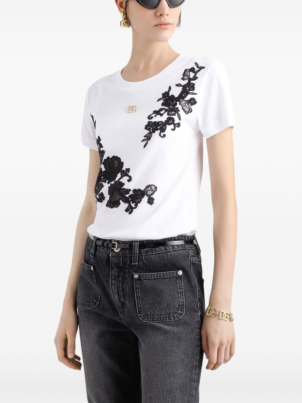 logo-plaque T-shirt - 4