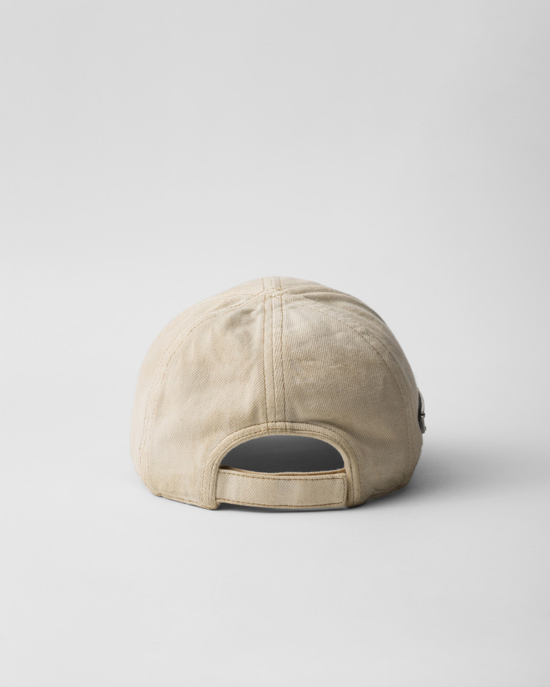 Worn bull-denim baseball cap 3