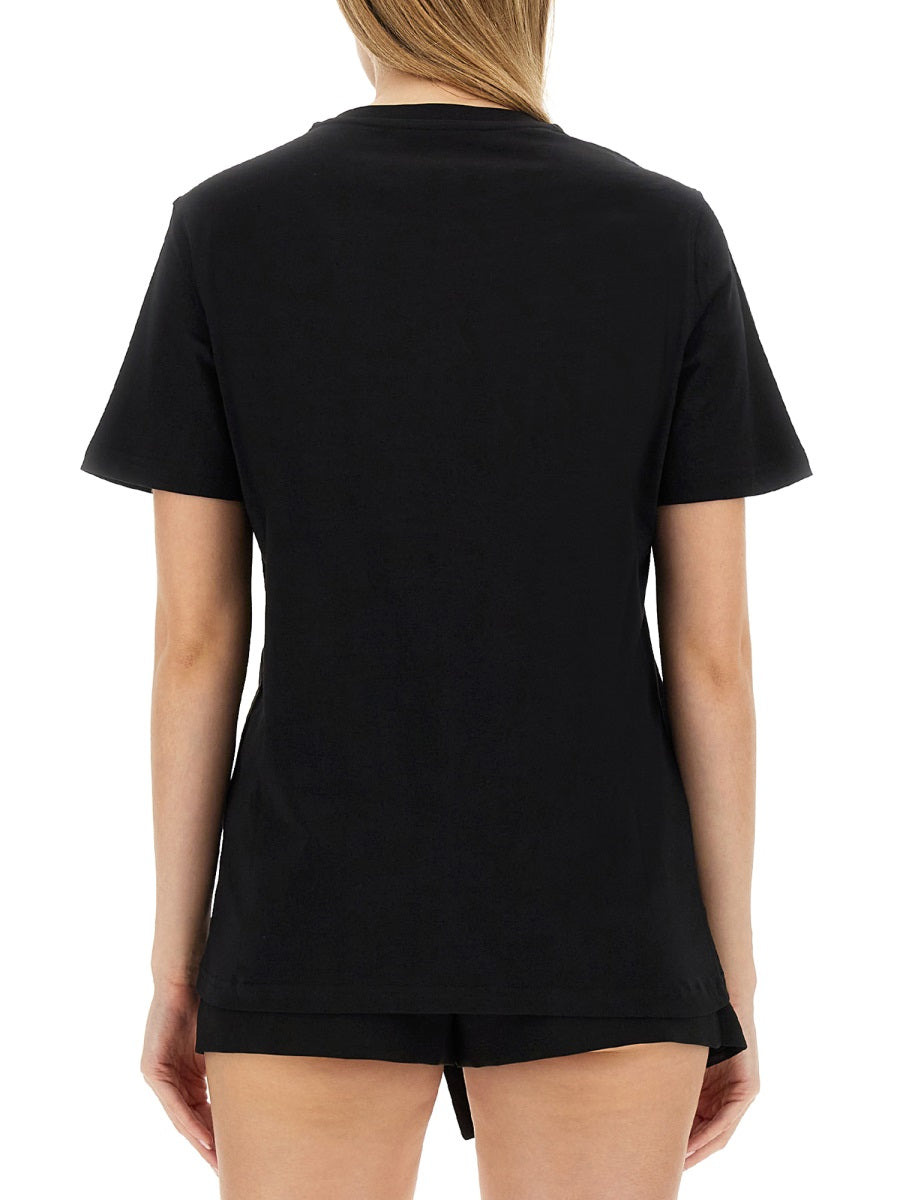Moschino Women T-Shirt With Logo - 3
