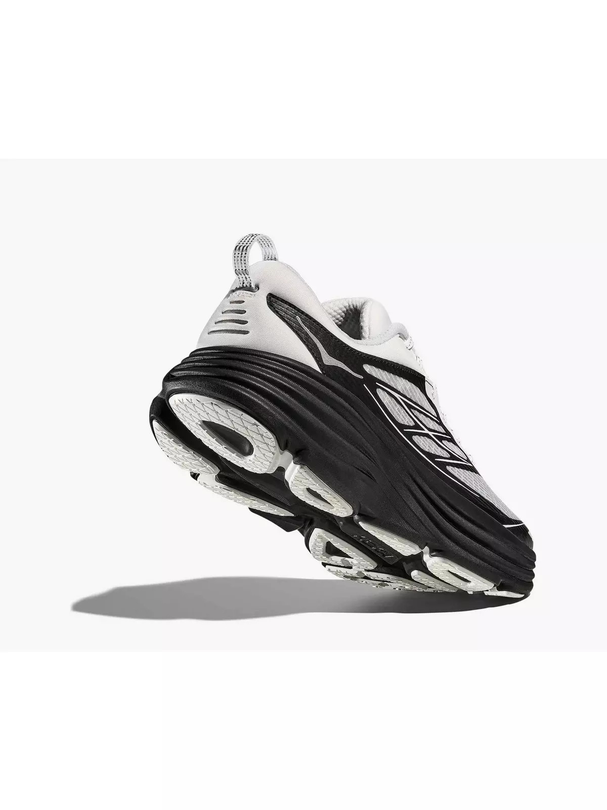 Bondi 8 Stealth/Tech Caged "Frost/Black" Unisex Running Shoe - 4