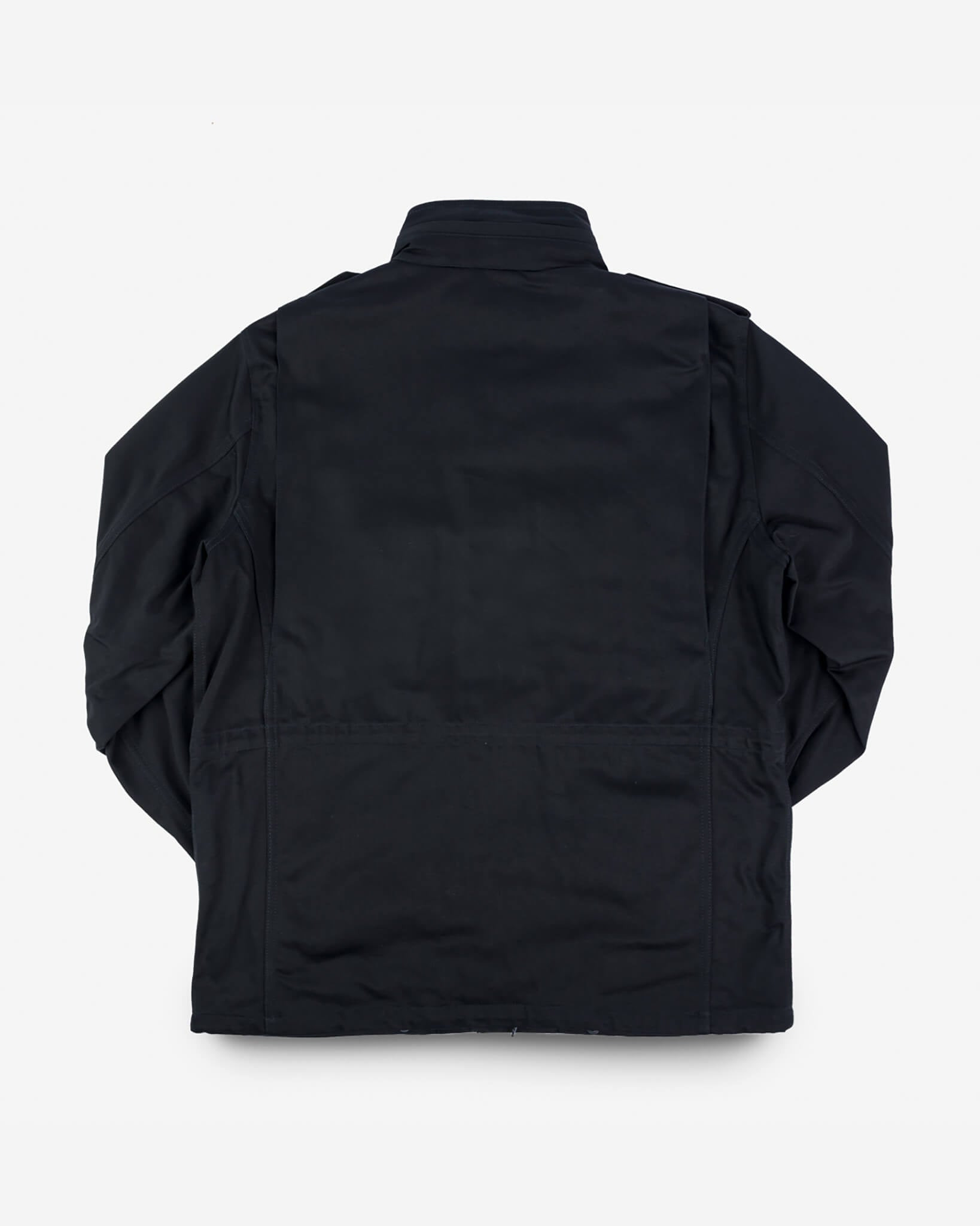 IHM-27-BLK Sateen M65 Field Jacket - Black - 5