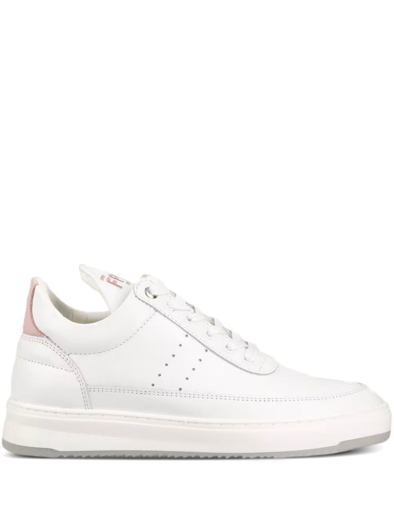 leather low-top sneakers 1