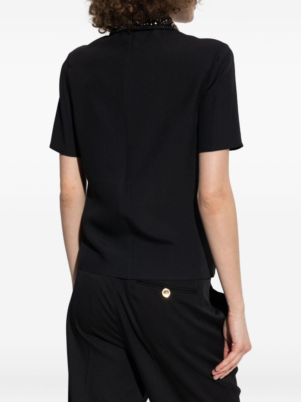 Envers satin top with studs - 2