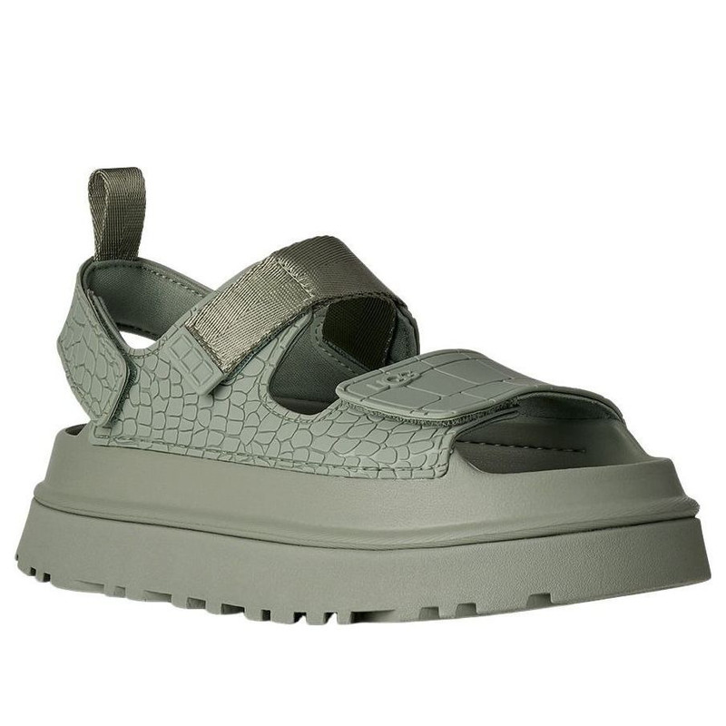 UGG (WMNS) UGG GoldenGlow Embossed Sandals 'Artichoke' 1175311-ART outlook