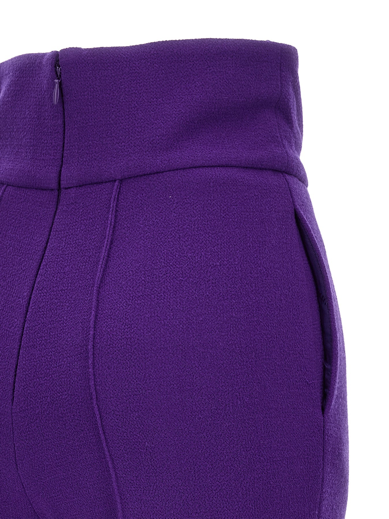 Tailored Trousers Pants Purple - 4