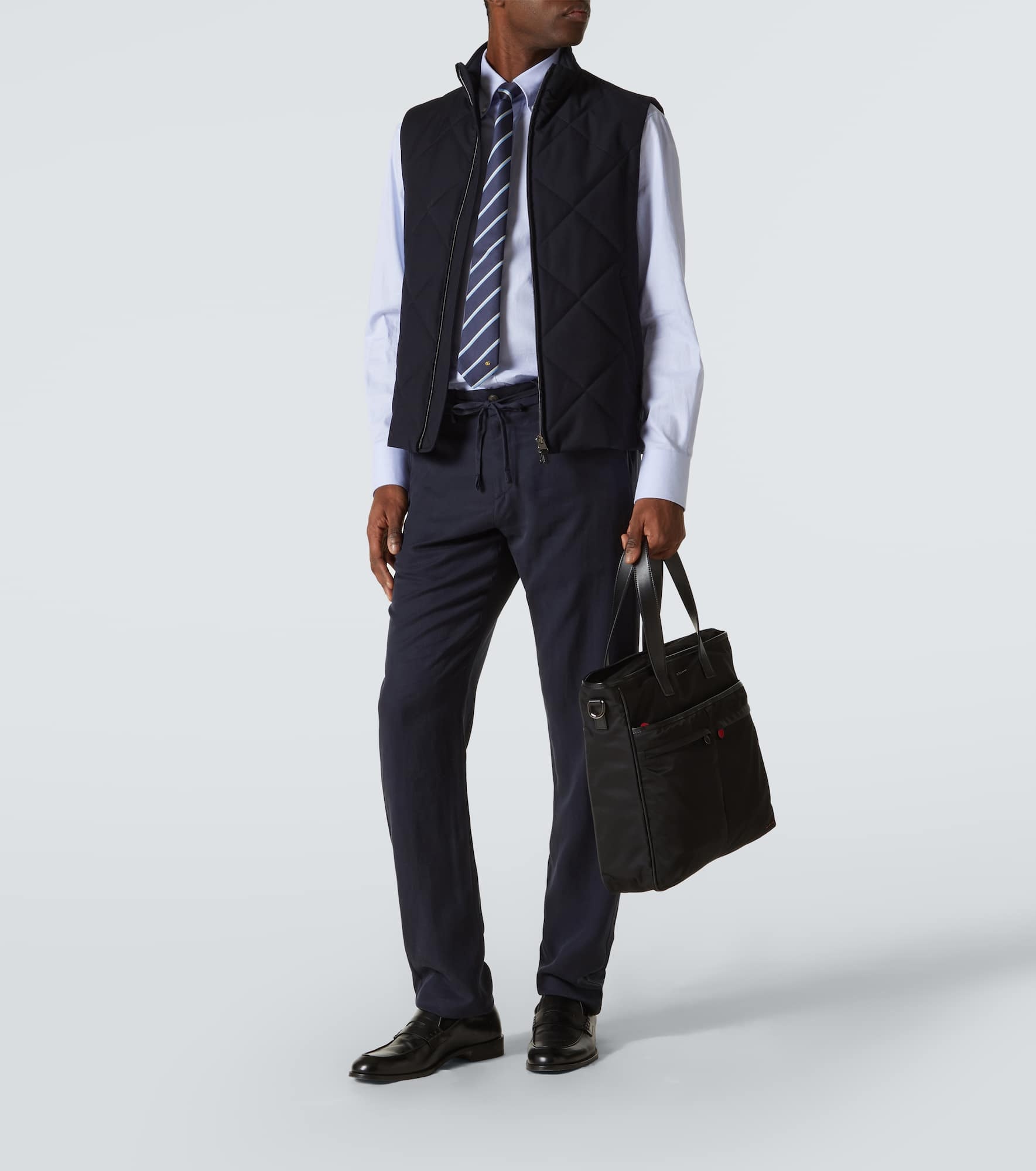 Mid-rise straight pants - 2