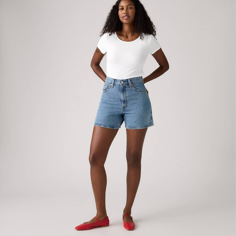 Levi's HIGH RISE CINCH MID-THIGH WOMEN'S SHORTS outlook